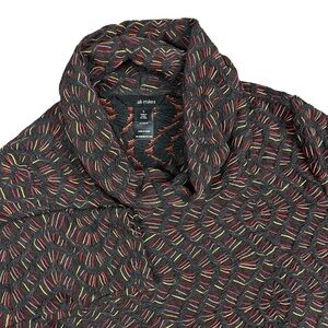 Ali Miles Sweater Womens Small Tunic Stretch Cowl Neck Knit Polyester Colorful